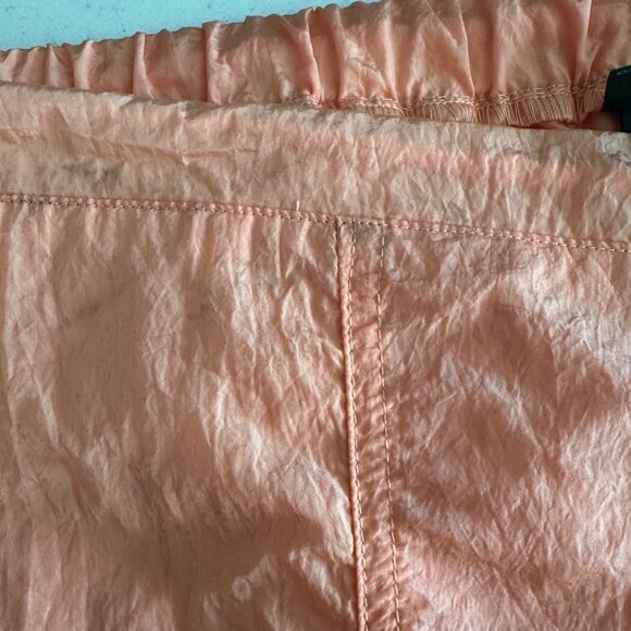Wild Fable Peach Orange Recycled Nylon Drawstring Cargo Pants L - Picture 10 of 13